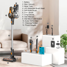 Load image into Gallery viewer, INSE Cordless Vacuum Cleaner, 40kPa Rechargeable Stick Vacuum with 300W Brushless Motor for Carpet Hardwood Floor Pet Hair,S620