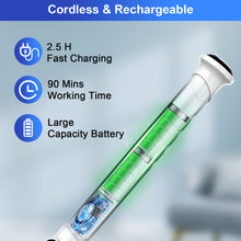 Load image into Gallery viewer, TASVAC Electric Spin Scrubber, Cordless Cleaning Brush with 5 Replaceable Heads, Powerful Shower Scrubber for Bathroom Tile Floor Kitchen