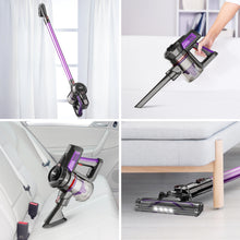 Load image into Gallery viewer, INSE Cordless Vacuum Cleaner, 6 in 1 Powerful Stick Vacuum with 20kPa 160W Motor for Hard Floor Carpet Pet Hair, Purple