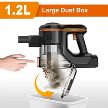 Load image into Gallery viewer, INSE Cordless Vacuum Cleaner,25Kpa Powerful Stick Vacuum,6-in-1 Rechargeable Vacuum with 2500mAh Battery Up to 45mins Runtime,300W Brushless Motor Cordless Vacuum for Pet Hair Hard Floor Carpet