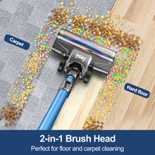 Load image into Gallery viewer, INSE Cordless Vacuum Cleaner,6 in 1 Powerful Stick Handheld Vacuum,25Kpa Vacuum Cleaner,45min Runtime,Lightweight Cordless Stick Vacuum for Hard Floor Carpet Pet Hair