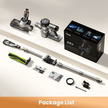 Load image into Gallery viewer, INSE Cordless Stick Vacuum Cleaner for Pet Hair Hard Floors Carpet, New S9X, 55 Mins Runtimes & 45 Kpa Powerful Suction