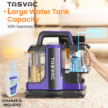 Load image into Gallery viewer, TASVAC Portable Carpet Cleaner Machine, Upholstery Spot Vacuum Cleaner for Pet, Couch and Car Seat