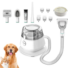 Load image into Gallery viewer, INSE Pet Grooming Kit & Dog Hair Vacuum, Dog Grooming Kit Suction 99% Pet Hair, Large Dust Cup Pet Hair Vacuum with Clipper for Dogs, 5 Pet Grooming Tools for Shedding Pet Hair