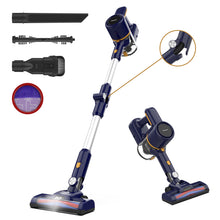 Load image into Gallery viewer, Poweart Cordless Vacuum Cleaner, 6-in-1 Multifunction Vacuum, Quiet Stick Vacuum Cleaners for Home Pet Hair