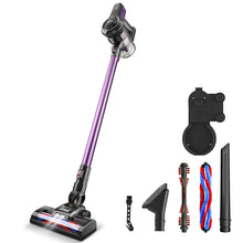 Load image into Gallery viewer, INSE Cordless Vacuum Cleaner, 6 in 1 Powerful Stick Vacuum with 20kPa 160W Motor for Hard Floor Carpet Pet Hair, Purple