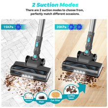 Load image into Gallery viewer, INSE Cordless Vacuum Cleaner, 6 in 1 Ultra-Lightweight Stick Vacuum, Powerful Handheld Vacuum for Hard Floor Carpet Pet Hair Home, N370