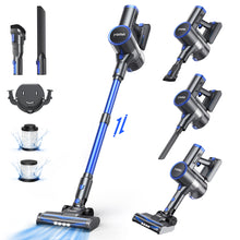 Load image into Gallery viewer, YOMA Cordless Vacuum Cleaner, 6-in-1 Rechargeable Stick Vacuum, 45mins Max Runtime, Lightweight 2200mAh Battery Powerful Vacuum Cleaner for Home Hard Floor Pet Hair-N12