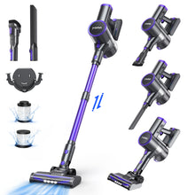 Load image into Gallery viewer, YOMA Cordless Vacuum Cleaner, 6-in-1 Rechargeable Stick Vacuum, 45mins Max Runtime, Lightweight 2200mAh Battery Powerful Vacuum Cleaner for Home Hard Floor Pet Hair-N12