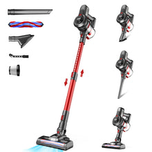 Load image into Gallery viewer, INSE Cordless Vacuum Cleaner,6 in 1 Powerful Stick Handheld Vacuum,25Kpa Vacuum Cleaner,45min Runtime,Lightweight Cordless Stick Vacuum for Hard Floor Carpet Pet Hair