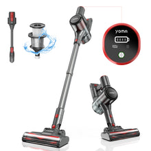 Load image into Gallery viewer, YOMA S18 Cordless Vacuum Cleaner, 8 in 1 Lightweight Stick Vacuum with Detachable Battery, 26Kpa Powerful Suction Vacuum Cleaner for Home Carpet Hard Floor Pet Hair