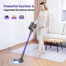 Load image into Gallery viewer, INSE Cordless Vacuum Cleaner 6 in 1 Stick Vacuum Lightweight for Hard Floor Carpet Pet Hair, S7P Purple
