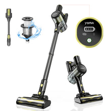 Load image into Gallery viewer, YOMA S18 Cordless Vacuum Cleaner, 8 in 1 Lightweight Stick Vacuum with Detachable Battery, 26Kpa Powerful Suction Vacuum Cleaner for Home Carpet Hard Floor Pet Hair