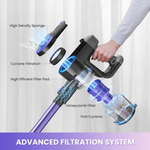 Load image into Gallery viewer, INSE Lightweight Cordless Stick Vacuum Cleaner for Carpet Hardwood Floor Pet Hair