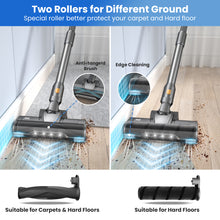 Load image into Gallery viewer, INSE Cordless Vacuum Cleaner, 55min Max Runtime, 400W/30Kpa Rechargeable Stick Vacuum with LED Display, 4 Suction Modes with Smart Adjustment Handheld Vacuum Cordless for Carpet Floor Pet Hair