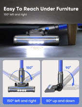 Load image into Gallery viewer, YOMA Cordless Vacuum Cleaner, 6-in-1 Rechargeable Stick Vacuum, 45mins Max Runtime, Lightweight 2200mAh Battery Powerful Vacuum Cleaner for Home Hard Floor Pet Hair-N12