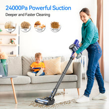 Load image into Gallery viewer, YOMA S18 Cordless Vacuum Cleaner, 8 in 1 Lightweight Stick Vacuum with Detachable Battery, 26Kpa Powerful Suction Vacuum Cleaner for Home Carpet Hard Floor Pet Hair