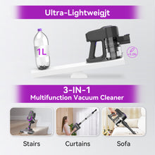 Load image into Gallery viewer, INSE Cordless Vacuum Cleaner, 6 in 1 Ultra-Lightweight Stick Vacuum, Powerful Stick Vacuum for Hard Floor Carpet Pet Hair Home, N370