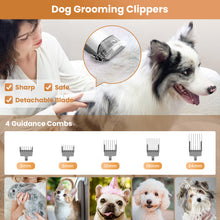 Load image into Gallery viewer, INSE Pet Grooming Kit & Dog Hair Vacuum, Dog Grooming Kit Suction 99% Pet Hair, Large Dust Cup Pet Hair Vacuum with Clipper for Dogs, 5 Pet Grooming Tools for Shedding Pet Hair