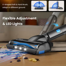 Load image into Gallery viewer, Wnkim Cordless Vacuum Cleaner, 25Kpa Powerful Stick Vacuum with Brushless Motor, 45 Mins Runtim, 6-in-1 Rechargeable Vacuum for Home Pet Hair, S700