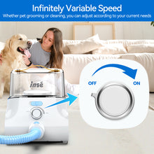 Load image into Gallery viewer, INSE P30 Dog Grooming Vaccum, 4.5L Large Capacity Pet Grooming Vacuum Kit, 5-in-1 Ultra-Low Noise Pet Grooming Vacuum for Dogs, Cats