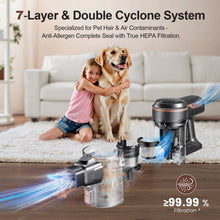 Load image into Gallery viewer, INSE 32Kpa Cordless Vacuum Cleaner with Brushless Motor, 6 in 1 Stick Vacuum Lightweight for Hard Floor Carpet Pet Hair, S7P Gold