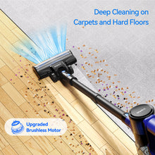 Load image into Gallery viewer, YOMA S18 Cordless Vacuum Cleaner, 8 in 1 Lightweight Stick Vacuum with Detachable Battery, 26Kpa Powerful Suction Vacuum Cleaner for Home Carpet Hard Floor Pet Hair