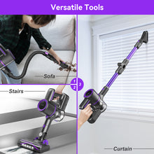 Load image into Gallery viewer, Poweart Cordless Vacuum Cleaners for Home, 30Kpa Powerful Vacuum Cleaner, 60 Mins Runtime, 8 in 1 Stick Vacuum Cleaner