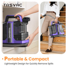 Load image into Gallery viewer, TASVAC Portable Carpet Cleaner Machine, Upholstery Spot Vacuum Cleaner for Pet, Couch and Car Seat