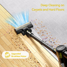 Load image into Gallery viewer, YOMA S18 Cordless Vacuum Cleaner, 8 in 1 Lightweight Stick Vacuum with Detachable Battery, 26Kpa Powerful Suction Vacuum Cleaner for Home Carpet Hard Floor Pet Hair