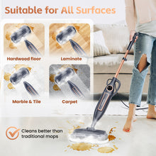 Load image into Gallery viewer, INSE Steam Mop with Rotating Pads, 10 in 1 Scrubbing Steam Vacmop for Kitchen, Hardwood Floor, Marble Floor