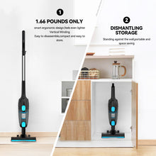 Load image into Gallery viewer, INSE Corded Vacuum Cleaner, Ultra-Lightweight Bagless Upright Vacuum for Home Hard Floor Carpet Pet Hair Car