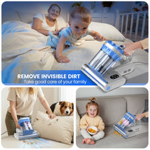 Load image into Gallery viewer, INSE Handheld Vacuum, 253.7nm UV-C Light Bed Vac Cleaner with HEPA Filter for Mattress Sofa Cirb Bed