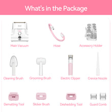 Load image into Gallery viewer, INSE P30 Dog Grooming Vaccum, 4.5L Large Capacity Pet Grooming Vacuum Kit, 5-in-1 Ultra-Low Noise Pet Grooming Vacuum for Dogs, Cats