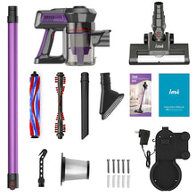 Load image into Gallery viewer, INSE Cordless Vacuum Cleaner, 6 in 1 Powerful Stick Vacuum with 20kPa 160W Motor for Hard Floor Carpet Pet Hair, Purple