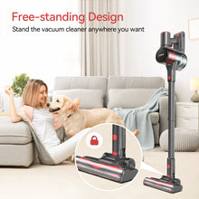 Load image into Gallery viewer, YOMA S18 Cordless Vacuum Cleaner, 8 in 1 Lightweight Stick Vacuum with Detachable Battery, 26Kpa Powerful Suction Vacuum Cleaner for Home Carpet Hard Floor Pet Hair