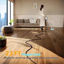 Load image into Gallery viewer, INSE Steam Mop,All-in-One Scrubbing and Sanitizing Detachable Floor Steamer,11 Accessories for Upholstery,Carpet & Furniture