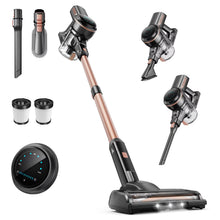 Load image into Gallery viewer, INSE 32Kpa Cordless Vacuum Cleaner with Brushless Motor, 6 in 1 Stick Vacuum Lightweight for Hard Floor Carpet Pet Hair, S7P Gold