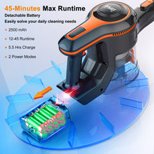 Load image into Gallery viewer, INSE Cordless Vacuum Cleaner, 40kPa Rechargeable Stick Vacuum with 300W Brushless Motor for Carpet Hardwood Floor Pet Hair,S620
