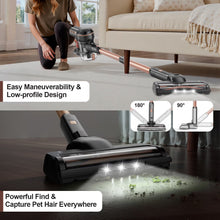 Load image into Gallery viewer, INSE 32Kpa Cordless Vacuum Cleaner with Brushless Motor, 6 in 1 Stick Vacuum Lightweight for Hard Floor Carpet Pet Hair, S7P Gold