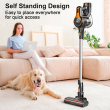 Load image into Gallery viewer, INSE Cordless Vacuum Cleaner, 40kPa Rechargeable Stick Vacuum with 300W Brushless Motor for Carpet Hardwood Floor Pet Hair,S620