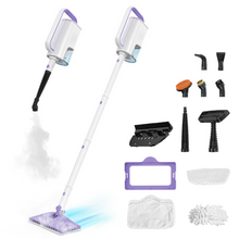 Load image into Gallery viewer, INSE Steam Mop,All-in-One Scrubbing and Sanitizing Detachable Floor Steamer,11 Accessories for Upholstery,Carpet & Furniture
