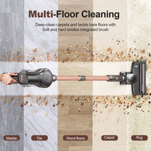 Load image into Gallery viewer, INSE 32Kpa Cordless Vacuum Cleaner with Brushless Motor, 6 in 1 Stick Vacuum Lightweight for Hard Floor Carpet Pet Hair, S7P Gold