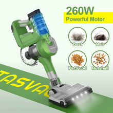 Load image into Gallery viewer, TASVAC S8 Cordless Vacuum Cleaner - Green