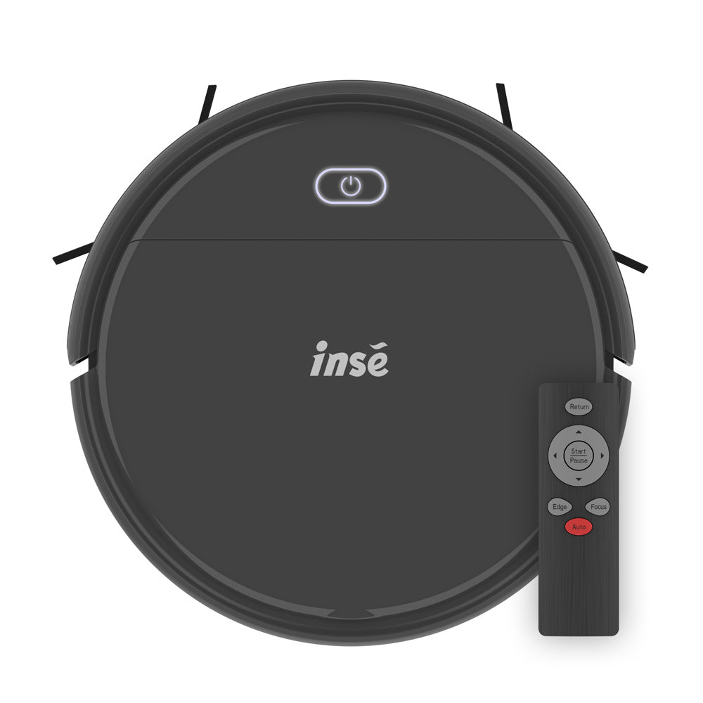 INSE Robot Vacuum Cleaner with 2200Pa, Self-Charging, Tangle-free, 100 Min Runtime, Anti-Collision Anti-Fall E3 PLUS