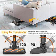 Load image into Gallery viewer, INSE Cordless Vacuum Cleaner, 30kPa 300W Stick Vacuum up to 45min Runtime, 6-in-1 Lightweight Rechargeable Vacuum for Carpet Hardwood Floor Pet Hair
