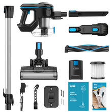 Load image into Gallery viewer, INSE Cordless Vacuum Cleaner, 6-in-1 Rechargeable Stick Vacuum with 2200 mAh Battery Blue
