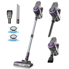 Load image into Gallery viewer, INSE Cordless Vacuum Cleaner, 6-in-1 Stick Vacuum 20kPa Lightweight for Hard Floor Carpet Pet Hair N370 Purple
