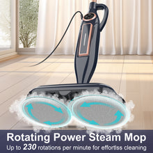 Load image into Gallery viewer, INSE Steam Mop with Rotating Mop Pads, 8 in 1 Scrubbing Steam Mop for Hard Floor Laminate Marble Floors

