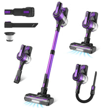 Load image into Gallery viewer, Poweart Cordless Vacuum Cleaner, 30Kpa Powerful Stick Vacuum up to 45 mins Runtime, 8 in 1 Vacuum for Hardfloors Pet Hair Home
